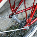 1962 Gitane, Aluminium-Hinterradnabe mit Freilauf