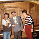 Jahr 1983: Schützenkönig Lippachaer Andreas Sen., Wurstkönig: Kurt Gaiser jun., Brezenkönig: Jeske Hermann