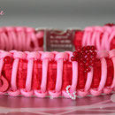 KingLuy Paracord Halsband Happy Valentine