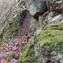 Lahar-Ablagerung mit metergroßem Geröll, Foto: E. Klein