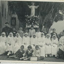 1° comunione 1938 - Bianchini, Don Galli
