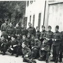 1939 - 1945: Seduto: Storelli Armando, Ginocchio: Quaglia Franco - Locatelli Gino - .. - .. - .. - .. - .. - Strittmatter Carlo, In piedi: .. - Marcacci Rossi Esperanto - Madeo - .. - .. - Rossi Giovanni - Pellanda Ettore - .. - (a 1 km dalla frontiera)