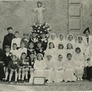 1° comunione 1942 - Bianchini, Marcionni, Don Galli
