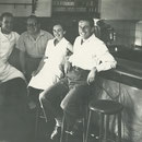 Osteria Giardino 1953: Angelo Conti Rossini, Ermo Della Giacoma, Myriam Conti Rossini, Giorgio Quaglia