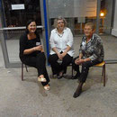Drei NABU-Damen: Katrin Neumann, Susanne Messner und Irmgard Heidinger.