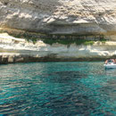 La costa dalla barca