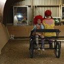 Simone und Mirko mit Pony Griseldis