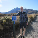 Ich vor dem Start unseres Tongariro-Crossings