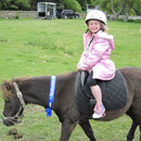 Rhiannon beim Reiten
