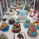 Ausstellung praemierter zuckerverzierter Torten auf der Easter Show
