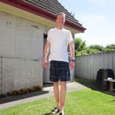 Mein erster Geburtstag in Shirt, Short und Schlappen :-)