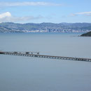Blick in die Bucht von Wellington von Sabines Haus
