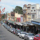Ein Blick in die Hauptstrasse von Leura