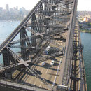 Die Stahl-Konstruktion der Harbour Bridge