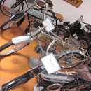 Die aeltesten motorisierten Zweiraeder im Oldtimer-Museum