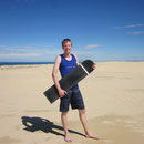 Nach dem Sandboarden