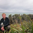 Ich vor den Pancake Rocks