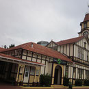 Historisches Bahnhofsgebaeude in Rotorua