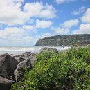 Blick auf's Meer in Sumner nahe Christchurch