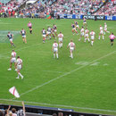 Rugby-Spiel der Sydney Roosters gegen die Illawara Dragons I