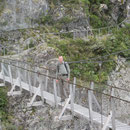 Haengebruecke im Hooker Valley