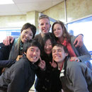 Meine internationale Clique (Aya und Sawako aus Japan, Jae Bom aus Suedkorea, Janine aus Deutschland und Nicolas aus Argentinien)