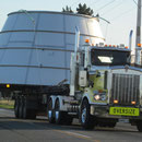 Schwertransport mit Ueberbreite