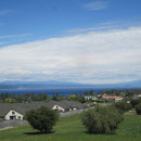 Landschaftsblick ueber Taupo und Lake Taupo