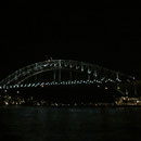Die Harbour Bridge bei Nacht