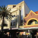 Das historische Theater in der Fussgaengerzone von Cronulla