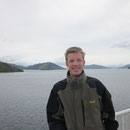 Ich auf der Faehre in den Marlborough Sounds