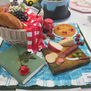 Ein Picknick-Gedeck aus Zucker auf der Easter Show