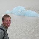 Eisscholle im Hooker See bei Mt. Cook