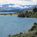 Blick auf Lake Wakatipu nahe Queenstown