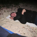 Zu Beginn der harten Nacht am Strand ;-)