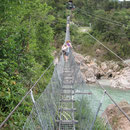 Swing-Bridge ueber den Gorge-River