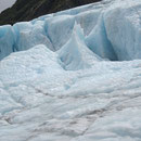 Eisformation des Franz Josef-Gletschers