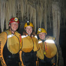 Ich, Marlene und Sabine in der Tropfsteinhoehle