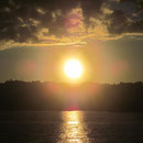 Sonnenuntergang am Lake Taupo II