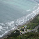 Blick ueber die Bucht von Wellington