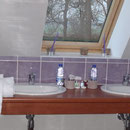 La salle d'eau de la chambre Parme