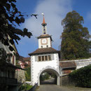 Hauptwil empfängt mich mit dem Türmli, es stammt ungefähr aus dem Jahr1670.