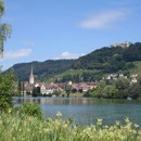 Stein am Rhein mit der Burg Hohenklingen.