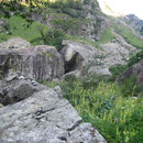 In Cimaganda schliessen wir den Tag ab und wandern am 25. Juli weiter durch ein Gebiet, das geprägt ist von riesigen Felsblöcken.