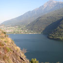 Insgesamt ist die Wanderung sehr schön und der Blick aus der Höhe auf den Laghetto di Piona faszinierend.