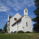 Das Kirchlein auf der Insel Werd vor Stein am Rhein.