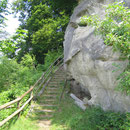 Zwischen Berlingen, wo ich die 6. Etappe begonnen habe, und Steckborn führt der Weg am "Weissen Felsen" vorbei.