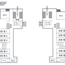 町屋斎場　西棟・東棟2F見取り図