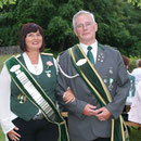 Prinzessin und Leutnant:  Silvia Ahrens und Willi Bebba
