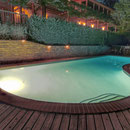 The Pool is open seasonally with outdoor hot tub